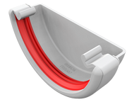 Freeflow Gutter – Half Round Stop End