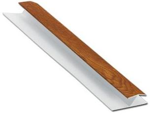 Soffit Board Joint Trim Light Oak