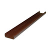 Foiled Gravel Board Fencing Post Utility Strip Brown 2.1m