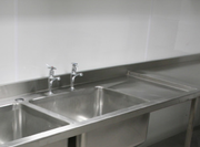 8' x 4' Gloss White PVC Hygienic Wall Sheet 3mm