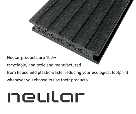 Neular 100% Recycled Decking - Grey