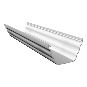Freeflow Ogee Gutter 4mtrs Or 2mtrs White - Home Improvement Supplies Ltd
