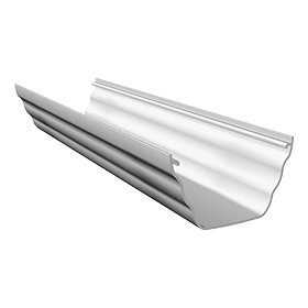 Freeflow Ogee Gutter White 2mtr Length