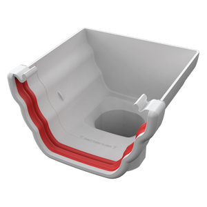 Freeflow Ogee Stop End Outlet – 135mm