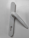 Handle - Door: 92mm White Long Plate