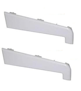 A Pair of 150mm External Window Sill End Caps White