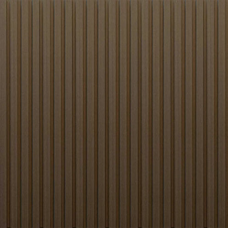 ThermoSlat Slatted Wall Cladding - Hickory Brown