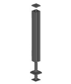 Balustrade Post 1.2m - Black