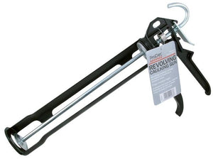 Black Revolving Silicone Caulking Gun