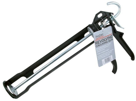 Black Revolving Silicone Caulking Gun