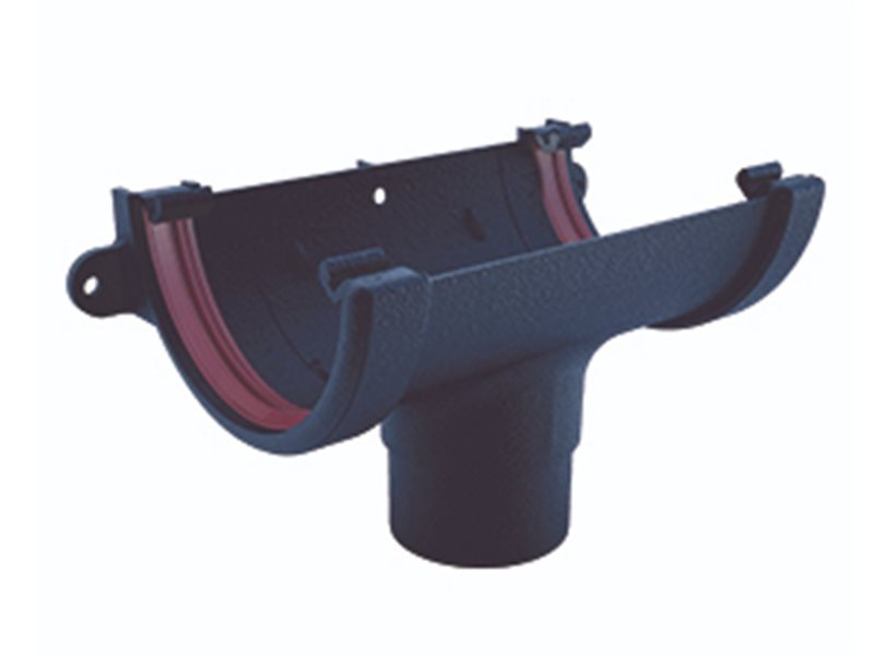 Freeflow Cast Iron Effect Half Round - Running Outlet