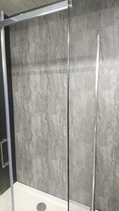 Silver Retro Metallic Wall Cladding 2.4mtrs x 600mm x 7mm Per Panel - Home Improvement Supplies Ltd