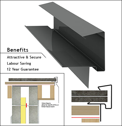 Continuous Dry Verge for Concrete Tiles 5mtrs