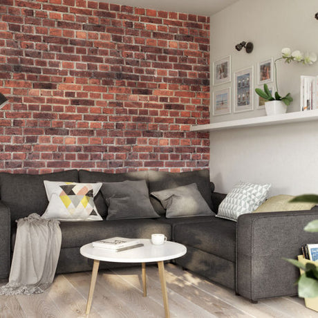 Vilo Motivo Modern - 3D Red Brick (Pack of 4)