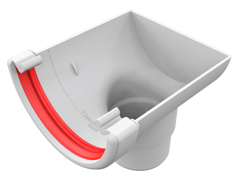Freeflow Half Round Stop End Outlet