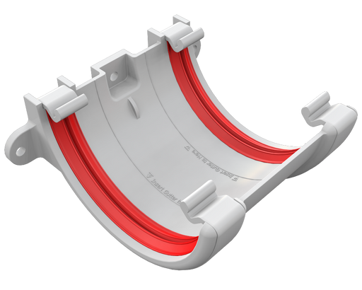 Freeflow Half Round Gutter Union white - Home Improvement Supplies Ltd