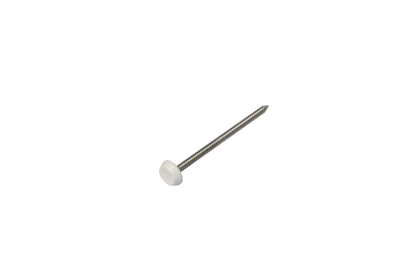 White Plastic Top Nails – Corrosion-Resistant Fixings for UPVC & Fascias