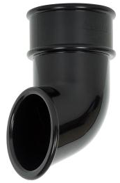 Round Downpipe Shoe Black - Home Improvement Supplies Ltd