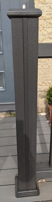 Balustrade Post 1.2m - Black