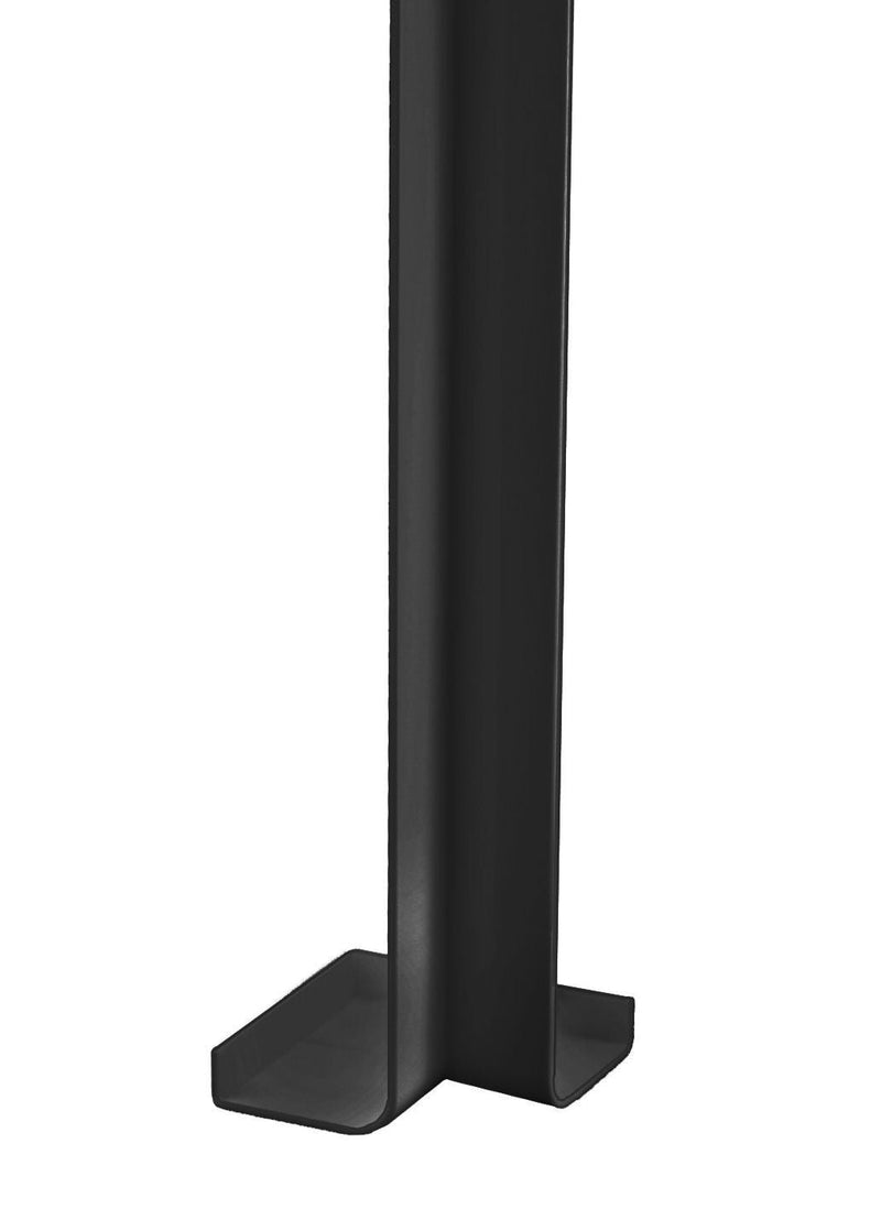 Black Square Internal Fascia Corner - 300mm