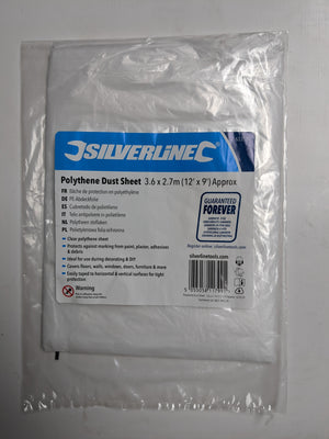 Polythene Dust Sheet 3.6 x 2.7m