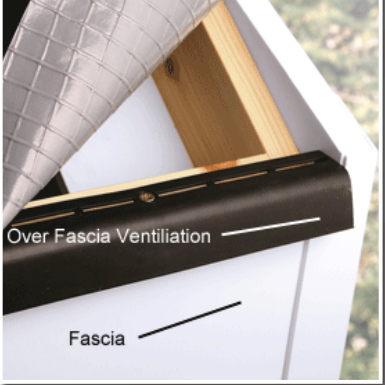 Over Fascia Ventilation Strip 1m