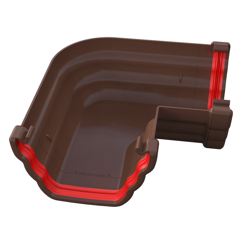 Freeflow Ogee Gutter 90° Corner Angle