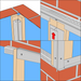 Textured Fortex Cladding External Two Part Corner Trim 3mtrs - Home Improvement Supplies Ltd