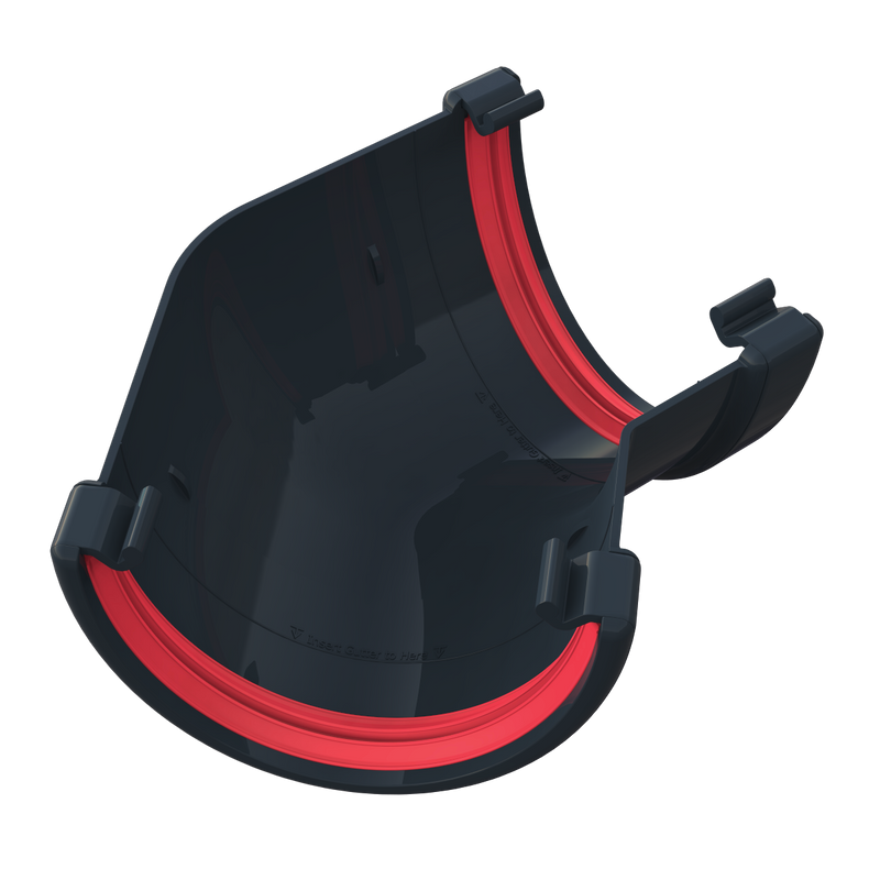 Freeflow Half Round Gutter 135° Angle Corner
