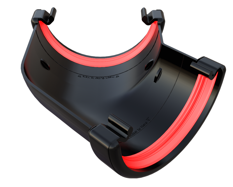 Freeflow Half Round Gutter 135° Angle Corner