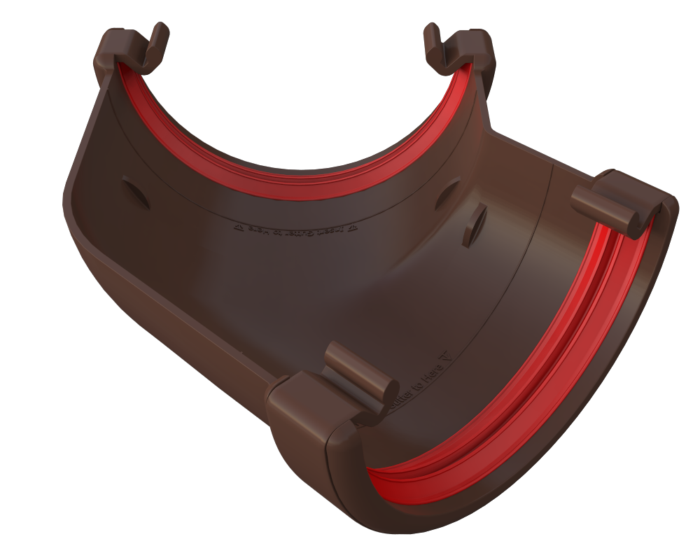 Freeflow Half Round Gutter 135° Angle Corner