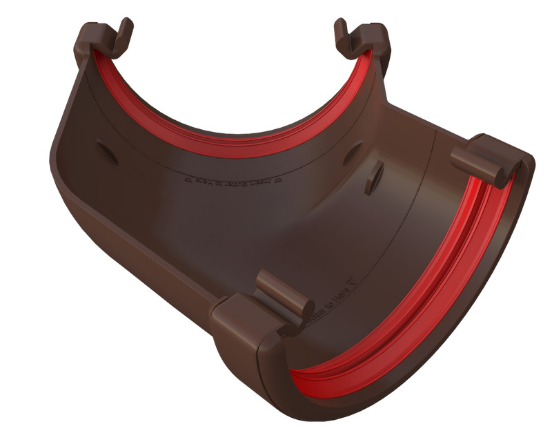 Freeflow Half Round Gutter 135° Angle Corner