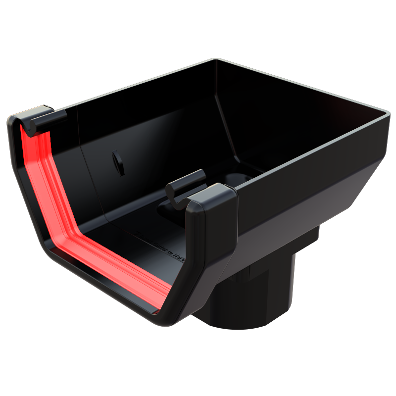 Freeflow Square Stop End Outlet