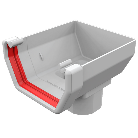 Freeflow Square Stop End Outlet