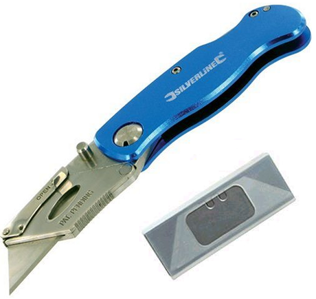 Lock Stanley Knife And 10 Blades