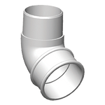Freeflow 68mm Round 112° Pipe Offset Bend