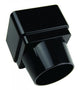 Square to Round Downpipe Adapter Black - Home Improvement Supplies Ltd
