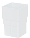 White Square Pipe Socket - Home Improvement Supplies Ltd