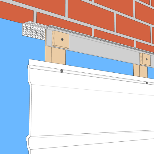 Fortex Cladding Starter Trim 3mtrs
