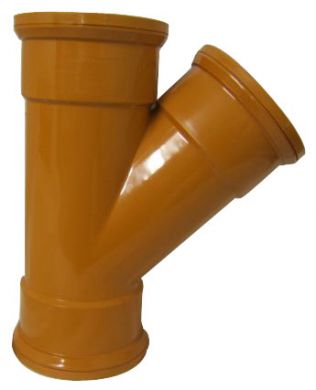 Underground Triple Socket 45 Branch Junction - 110mm