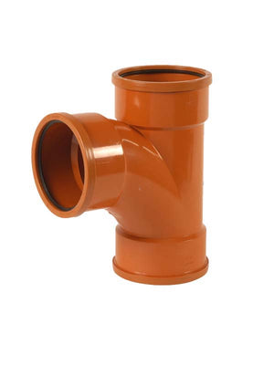 Underground Triple Socket 90 Branch Junction - 110mm