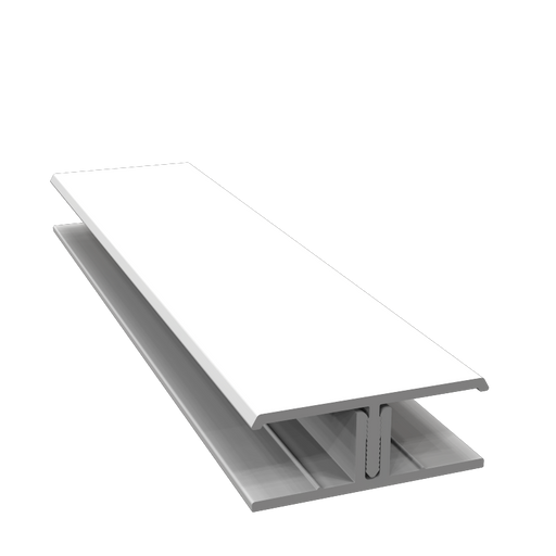 Textured Fortex Cladding Two Part H Section Joint Trim 3mtrs - Home Improvement Supplies Ltd