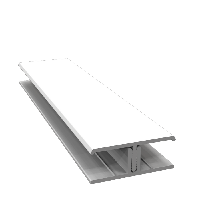 Textured Fortex Cladding Two Part H Section Joint Trim 3mtrs - Home Improvement Supplies Ltd