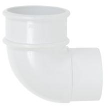 Round Pipe Bend 90 White - Home Improvement Supplies Ltd