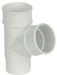 Round Downpipe Branch 112 Degrees White - Home Improvement Supplies Ltd