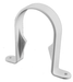 Round Downpipe Pipe Clip White - Home Improvement Supplies Ltd