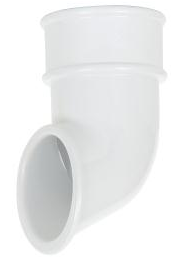 Round Downpipe Shoe White - Home Improvement Supplies Ltd